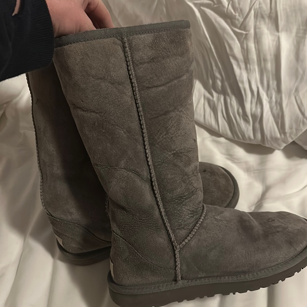 Womens tall grey Ugg Boots